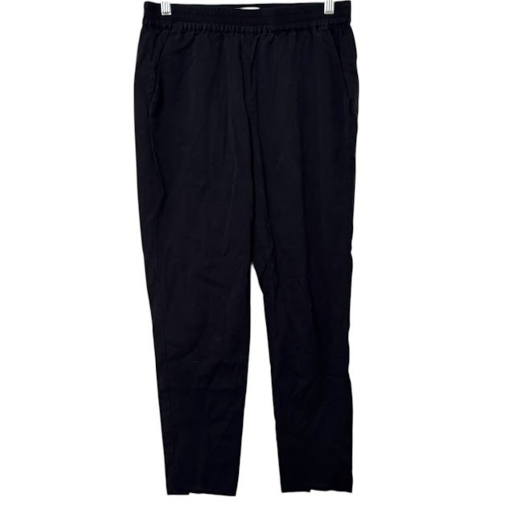Marine Layer Black Tencel‎ Lightweight Pull On Tapered Leg Pants Womens S